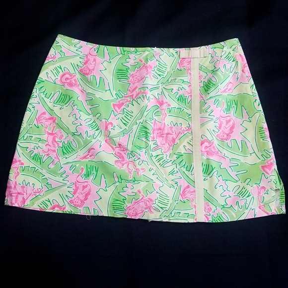 Lilly Pulitzer Dresses & Skirts - Lilly Pulitzer Skirt Skort  Print Pattern   size 6